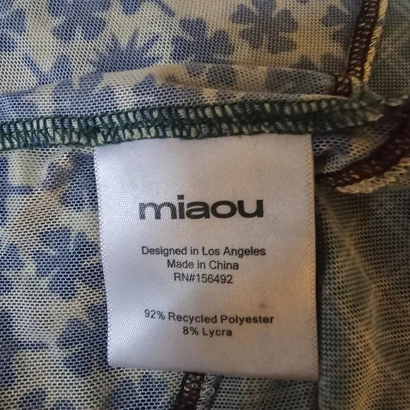 Miaou Green Paloma Elsesser Edition Skirt/T-Shirt Set - Picture 11 of 12